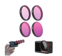 Fututech Filtri per DJI Osmo Action 5Pro/4/3 Filtro per Action Camera Filtri per Obiettivi Fotocamera Antigraffio Ad Alta Trasmissione Accessorio (Kit ND)
