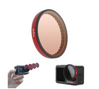 Fututech Filtri per DJI Osmo Azione 5Pro/4/3 Filtro per Action Camera Filtri per Obiettivi Fotocamera Antigraffio Ad Alta Trasmissione Accessorio (ND16/PL*1)