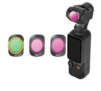 Fututech Filtri per DJI Osmo Pocket3 CPL ND MCUV ND/PL Filtri per Fotocamere d'azione ad alta durezza Trasmittanza Accessorio (Kit CPL/ND8/ND16)