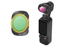Fututech Filtri per DJI Osmo Pocket3 CPL ND MCUV ND/PL Filtri per Fotocamere d'azione Alta Durezza Trasmittanza Accessorio (CPL)