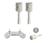 Fututech Joystick in Lega di Alluminio Esteso per DJI Mini 3 Pro RC Joystick per Telecomando Controller Design Ergonomico Funzionamento Preciso Lavorazione CNC Accessori Drone (Grigio)