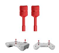 Fututech Joystick in Lega di Alluminio Esteso per DJI Mini 3 Pro RC Joystick per Telecomando Controller Design Ergonomico Funzionamento Preciso Lavorazione CNC Accessori Drone (Rosso)