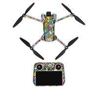 Fututech - Kit adesivo decorativo per DJI Mini 3 Pro RC Pro, adesivo di protezione per drone e telecomando impermeabile, anti-graffio Colori Vivi Sticker (Maiale di disegno animato)