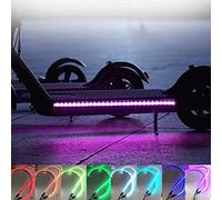 Fututech LED Striscia luminosa per Xiaomi M365 Pro Pro2 1S Essential Lite per Mi 3 Gotrax Luce Decorativa Impermeabile Colore Multiple per Segway Ninebot Max G30 Scooter Elettrico Monopattino