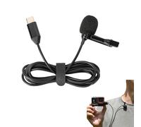 Fututech Plug and Play Microfono Omnidirezionale per Insta360 Ace/Ace Pro Alta Sensibilità Microfono Lavalier per Action Camera Accessorio
