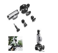 Fututech Rotazione 360 Supporto in Alluminio per GoPro 12 11 10 9 Supporto Manubrio per Insta360 X3 X2 GO3 GO2 per DJI Osmo Action 4 3 2 Supporto per Telecamere d'azione