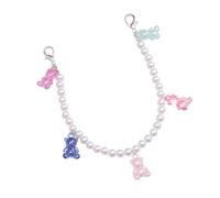 FUUGlan 1. Ocean-Inspired Shell Star Bear Pendant Layering Chain Lightweight Beaded Jewelry For Women Casual Outfit Accessories Alloy Imitation Pearls Drop Oil Shell Chain