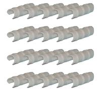 FUUGlan 20pcs Durabilità ABS Leghe Tubo Clip Serre Antiruggine Film Fissaggio Clip Per Casa E Industriale Impostazione Industriale Stabilizzatori Tubo