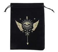 FUUGlan Carte da gioco da tavolo con coulisse sacchetto di immagazzinaggio Witch Divinazione Crystal Packing Pouch Bag Tarocchi Borsa per il trasporto Tarocchi Lettore di tarocchi, I