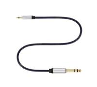 FUUGlan Cavo stereo da 1/8 a 1/4 da 3,5 mm TRSs a 6,35 mm Cavo di Musica Chitarra a Maschio Cavo di Nylon Trecce Per Il Computer Portatile Home Theater Nylon Trecce Cavo Musica