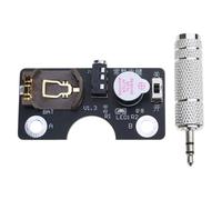 FUUGlan Piccola tavola pratica Morse Key Trainer Telegraphs Trainer con feedback sonori e luminosi per un facile apprendimento del codice Morse CW Pratica del codice Morse