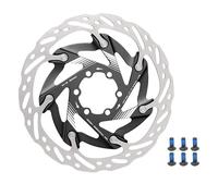 FUUGlan Rotori freno per bici con chiusura centralizzata 160mm Biciclette da montagna Rotore freno a disco idraulico Sostituzione Rotore a disco Centerlock Chiusura centralizzata Rotori freno bici