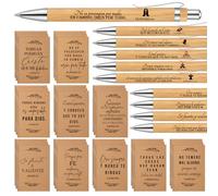 Fuutreo 30 set di San Valentino regali cristiani spagnoli bibbia versi notebook e penna a sfera Regalos Cristianos En Español regali cattolici per uomini donne scuola domenicale studenti forniture