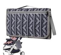 Fuuxtci Fasciatoio lavabile, fasciatoio pieghevole - Fasciatoio da viaggio impermeabile per bambino,Protezione portatile per il letto notturno, tappetino pieghevole per pipì per vasino per bambini,
