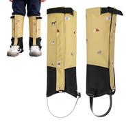 Fuuxtci Gambali per Scarponi da Trekking,Coperture Impermeabili Antiscivolo | Gambali da Neve per Escursionismo Bambini - per Ragazzi Ragazze Giovani Arrampicata Motociclismo Ciaspole Ciclismo Sci