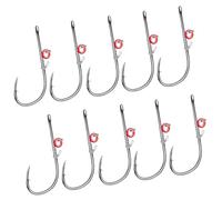 Fuuxtci Gancio per esca viva, gancio per | Gancio in scatola, Ami da in acciaio al carbonio con ardiglione e fori per Sunfish Small Bass