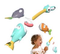 Fuuxtci Gioco da bagno per bambini, da bagno magnetici,Giocattoli per la piscina dei cartoni animati | Per bambini scuola materna vasca da bagno piscina coperta tavolo acqua gioco gita