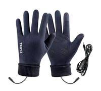 Fuuxtci Guanti Riscaldati - Guanti Termici USB - Touchscreen 3 Livelli Calore per Freddo Guidare Motociclismo Sci Ciclismo Neve