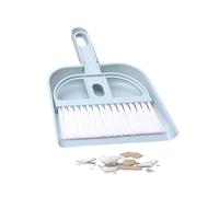 Fuuxtci Paletta E Spazzola, Set Scopa E Paletta con Paletta A Setole Morbide, Spazzola per Pulizia Portatile E Combinazione Paletta, Labbro Flessibile, Perfetto per Polvere, Sporco E Briciole