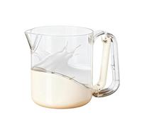Fuuxtci Sbattitore per uova, utensile da cucina azionato a mano per cuocere e cucinare, tazza per frusta per uova, per ristorante, casa, preparazione della colazione, latte in polvere, impasto per