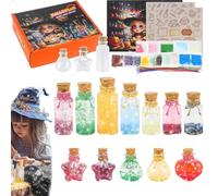 Fuuxtci Set di pozioni di Halloween per bambini, set per bambini - Glow In The Dark fatto a mano - Set di pozioni magiche per Halloween, set fai da te creativo
