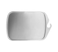 Fuuxtci Tagliere In Acciaio Inossidabile - Tagliere In Acciaio,Spesso Appendiabile Anti Odore Piano Per Impastare Bordo Rialzato Lavabile In Lavastoviglie | Per Pane Servire Carne Frutta Verdura