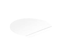 Fuuxtci Tagliere in acrilico - Tappetino antiscivolo per alimenti e | Tagliere con bordo per il piano di lavoro della cucina, per la casa, il forno, il campeggio, la carne