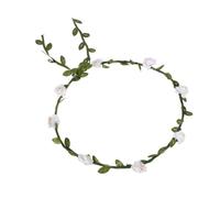 FUVBNQGT Set di 4 corone floreali per capelli, realizzate a mano, in stile bohémien, perfette per divertenti giornate fuori, copricapo da sposa, feste, festival e accessori per capelli