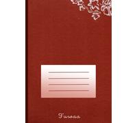 Fuwaa - Quaderno a righe 1R Formato A5 (Fiore Bianco)