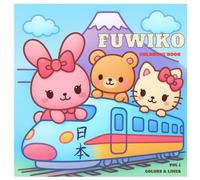 Fuwiko Coloring Book Vol.1 - Cute Japanese Kawaii Characters for Relaxation and Fun (Colors & Lines): ✨ Descubra o mundo kawaii do Japão com o Fuwiko ... e relaxante, perfeito para todas as idades.