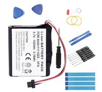 Fuworance Batteria GPS compatibile con Tomtom Go 500, Start 60 M Europe Traffic, Start 60 EU 4EN62, Via 1605, 4EN6.001.02, 4EN62, AHA11111003, VFA + strumento di riparazione batterie 1020 mAh
