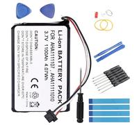 Fuworance Batteria GPS compatibile con Tomtom Go 6100, Go 600, Go 610, Go 620 World, Go 620 (2016), Go Essential 4FA60, AHA1111107 + strumento di riparazione 1100 mAh batterie agli ioni di litio