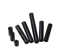 FUWQEPA Aste Distanziatrici For Colonne In Alluminio Tondo Nero M2, 10 Pezzi Distanziatori In Alluminio Tondo(M2x15-D3.5MM 10pcs)