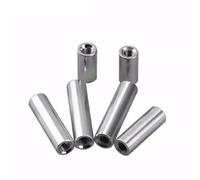 FUWQEPA Distanziali M6, 1 Pezzi Distanziatore Asta Colonna Alluminio Rotondo. Vite Spaziatrice Dado Lungo. Filettatura Femmina Dorata Anodizzata.(Length 25mm)