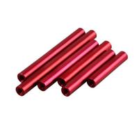 FUWQEPA Distanziatore Alluminio, M3×D6 Distanziatore Filettato Femmina Rotondo Rosso Estende Lunghezza Della Colonna Dado Lungo Da 6 Mm A 80 Mm(Length 30mm 1pcs)