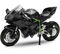 Fuwraixis Giocattoli moto in lega 1/12 Modello di motocicletta a in voga H2R Serie di corse di moto sportive Regalo per bambini Modelli di auto da collezione per uomo