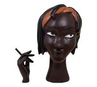 Fuwraixis Scultura avatar personalizzata,ornamento per il gesto del fumo,2 pezzi Decorazioni creative per bruciatori di incenso,Può essere utilizzato a casa e in ufficio,Regali per festival/aziende