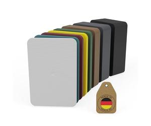 FUX, 160 pezzi, set di distanziatori in plastica, 60 x 40 x 1,5-20 mm, assortimento di tasselli per vetri, piastrine di supporto, piastrine di compensazione, piastrine in plastica, cunei per finestre