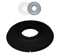 FUX 2 pezzi rosette per tubo di riscaldamento singolo, 8 mm - 60,3 mm, riscaldamento, copertura tubi, rosette di copertura, rivestimento, rosette per radiatore, polipropilene in colori speciali (12 mm