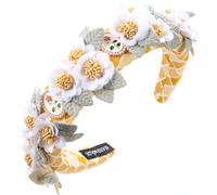 FUXIU Cerchietto per capelli a forma di fiore, stile pastorale, per primavera, campeggio, fotografia, temperamento, fascia decorativa per ragazza