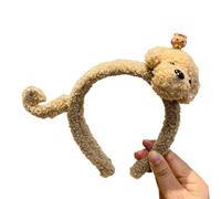 FUXIU Fascia per capelli con orso, pratico accessorio per capelli da donna, per lavare il viso e fotografare