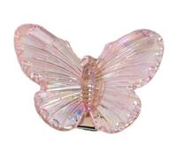 FUXIU Fermagli per capelli a forma di farfalla, in resina glitterata, piccole forcine per capelli per ragazze e donne