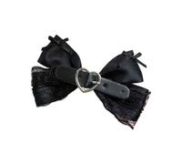 FUXIU Fermaglio per capelli in pizzo Balletcore grande cuore piatto clip balletcore Hairpin elegante clip per capelli per mazzi