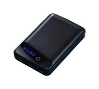 FUXIU Power Bank ricarica rapida, scatole di power bank 3 x 18650 caricabatterie rapido custodie esterne in plastica 3 porte USB batteria di ingresso non inclusa, elementi essenziali da viaggio