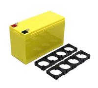 FUXIU Recinzione della batteria dell'ABS con la cassa leggera elegante dell'alloggio della batteria dell'ABS del sostegno di collegamento 32650/32700 quattro