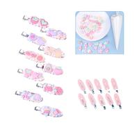 FUXIU Set di forcine per capelli fai da te per creare il tuo unico kit di accessori per capelli in resina gel crema montata