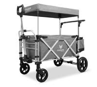FUXLIFE Carrello Pieghevole FX-CTL900 Grigio Premium con 2 sedili imbottiti