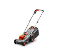 FUXTEC Tagliaerba a Batteria FX-E1RM20ECO - Rasaerba leggero senza fili per uso domestico - Larghezza taglio 370mm - Altezza regolabile - Motore brushless - Privo di batteria e caricatore