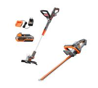 FUXTEC 20V Garten-Set FX-20VSET5 Rasentrimmer und Heckenschere