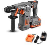 FUXTEC 20V trapano a percussione perforatore a batteria FX-E1RH20 SET con 1 x batteria 4Ah, 1 x caricatore 1A